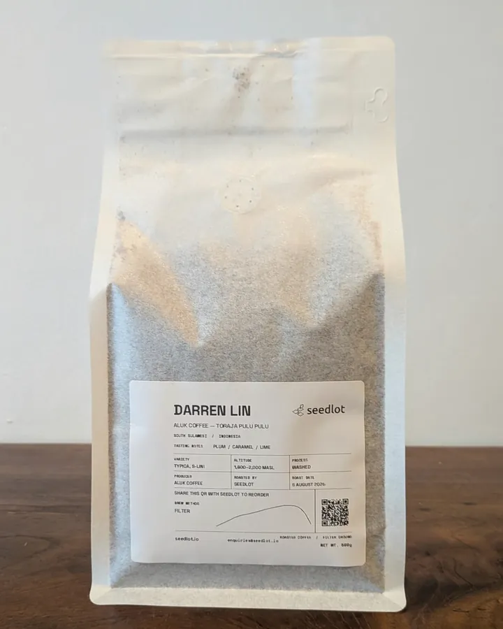 Personalised Seedlot coffee bag
